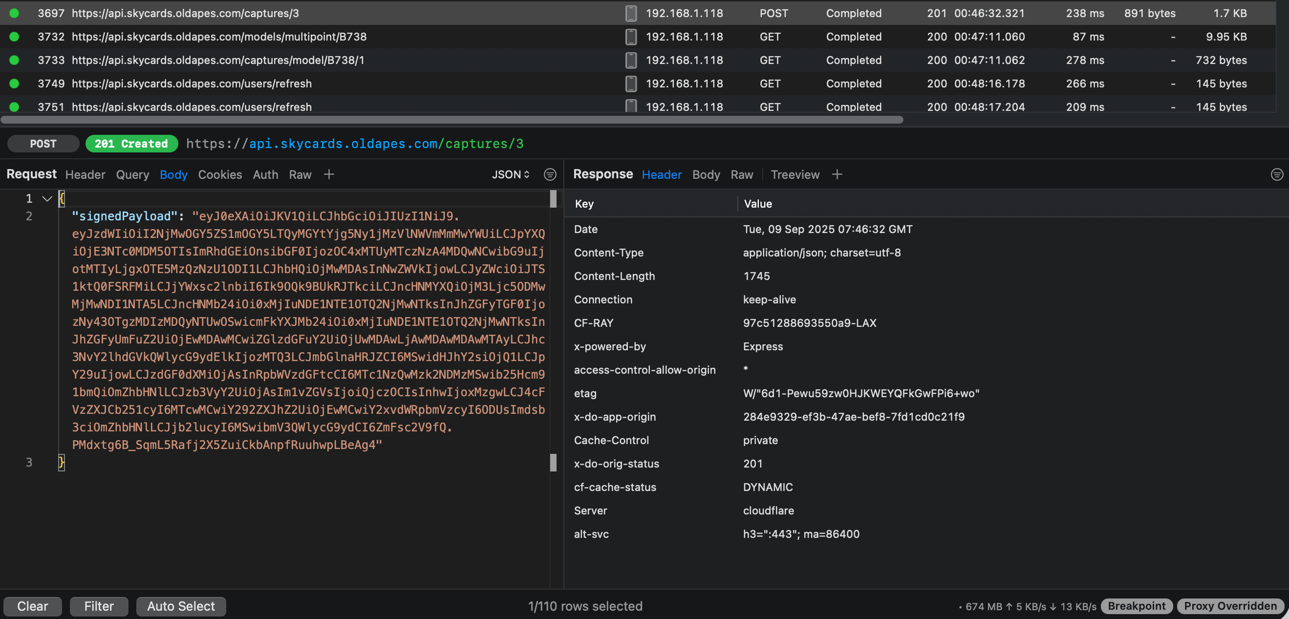 HTTP payload (redacted)
